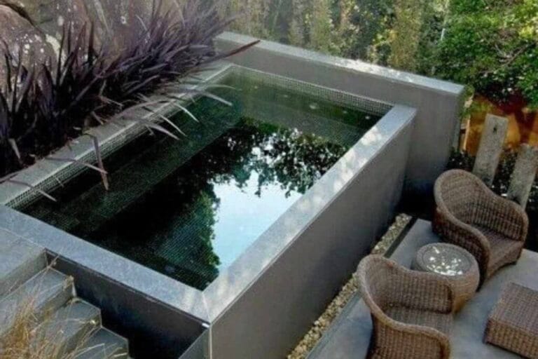 above ground plunge pool