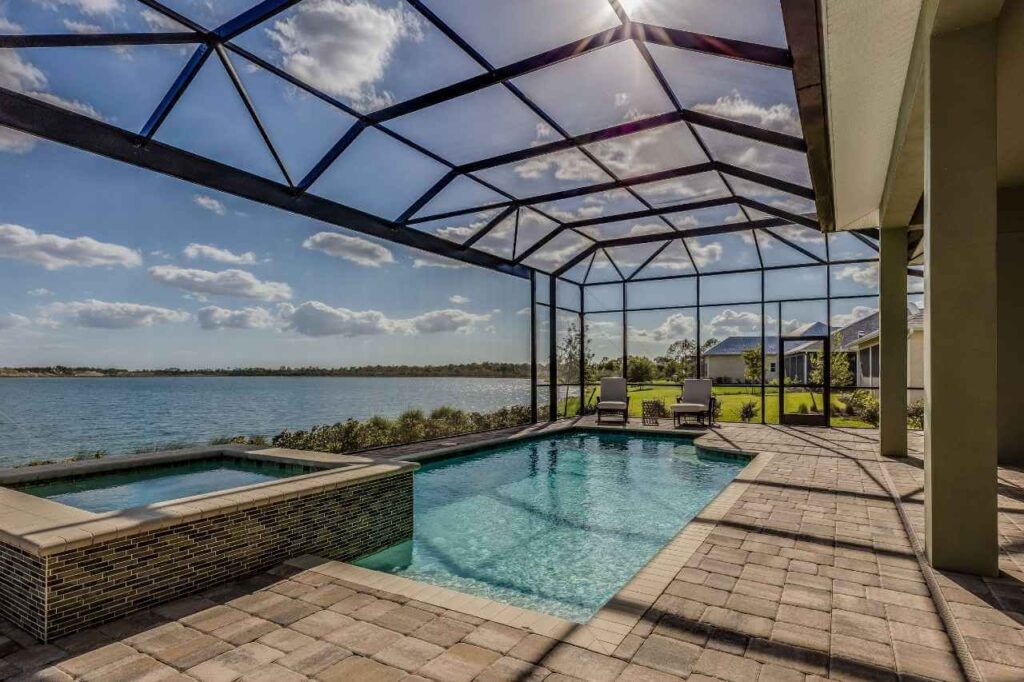 swimming pool inside house