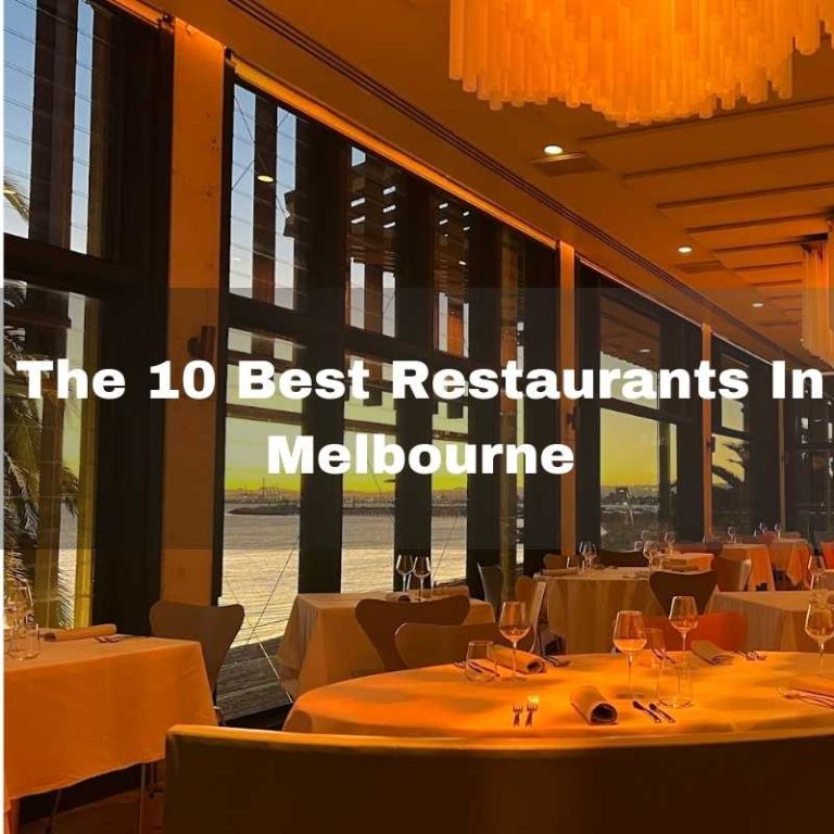 Best restaurants in Melbourne Victoria