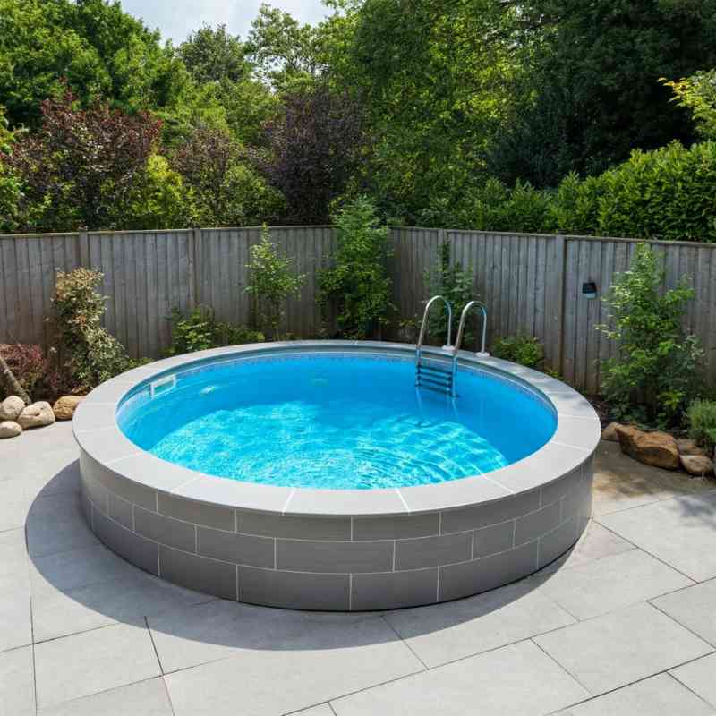 above ground plunge pool