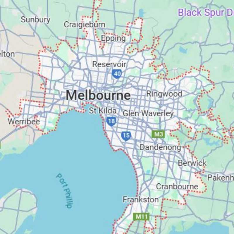 Melbourne Map