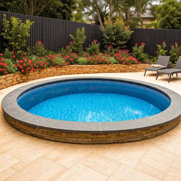 round plunge pool Melbourne