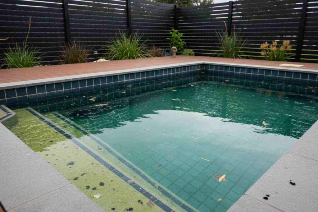 Algae in Melbourne Plunge Pool